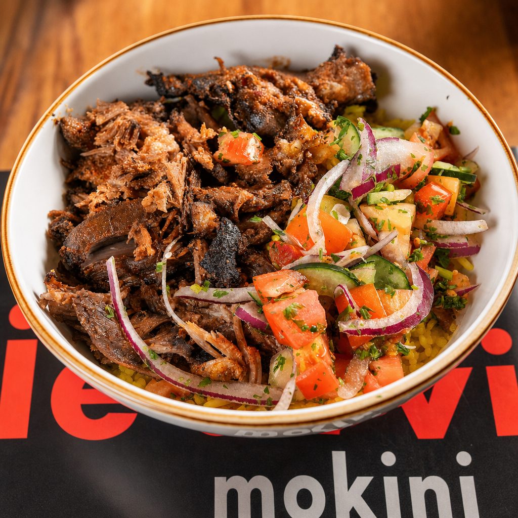 Chopped Lamb Bowl.