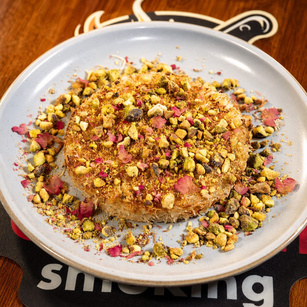 Kunafa with Pistachio.